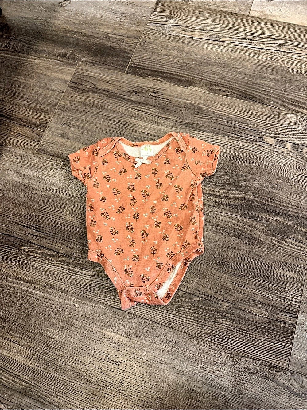 Peyton & Parker Floral Baby Bodysuit Size 3M